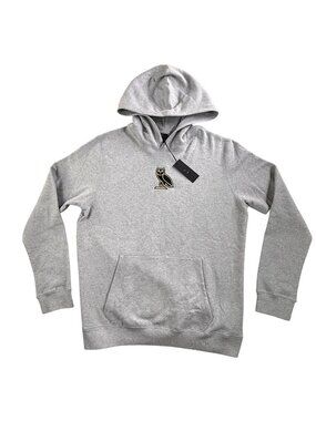 October's Very Own Hoodie Mens XL Heather Gray OVO Owl Logo Pullover Drake Rap